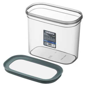 Fresh food storage container ARDESTO 2.1l, plastic, rectangular, grey