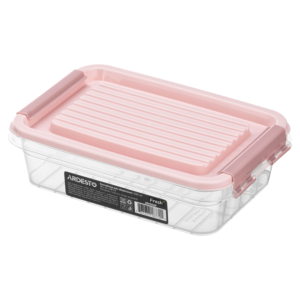 Fresh food storage container ARDESTO 0.52l, plastic, rectangular, pink