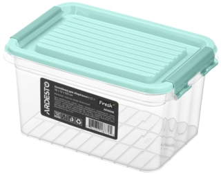 Fresh food storage container ARDESTO 1.2l, plastic, rectangular, blue
