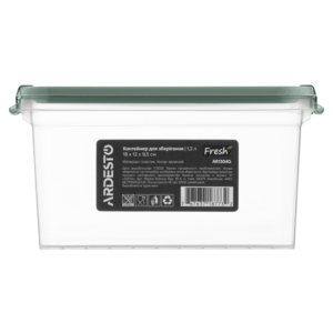 Контейнер для зберігання харчових продуктів ARDESTO Fresh 1.2л, пластик, прямокутна, зелений