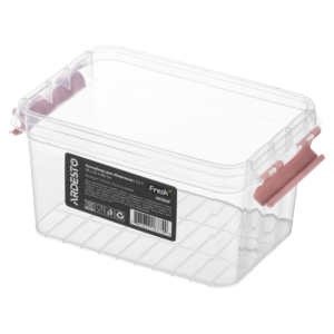 Fresh food storage container ARDESTO 1.2l, plastic, rectangular, pink