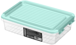 Fresh food storage container ARDESTO 1.8l, plastic, rectangular, blue