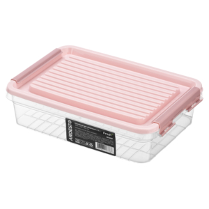 Fresh food storage container ARDESTO 1.8l, plastic, rectangular, pink