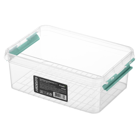 Контейнер для хранения пищевых продуктов ARDESTO Fresh 2.8л, пластик, прямоугольная, голубой