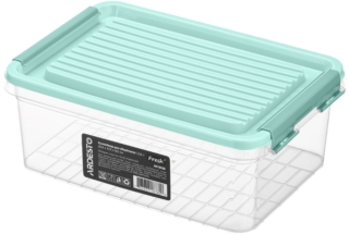 Fresh food storage container ARDESTO 2.8l, plastic, rectangular, blue