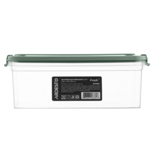 Контейнер для зберігання харчових продуктів ARDESTO Fresh 2.8л, пластик, прямокутна, зелений
