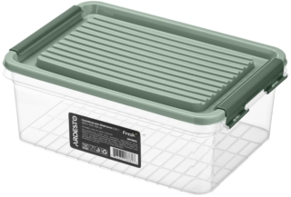 Fresh food storage container ARDESTO 2.8l, plastic, rectangular, green
