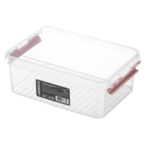 Fresh food storage container ARDESTO 2.8l, plastic, rectangular, pink