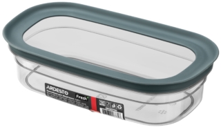 Fresh food storage container ARDESTO 0.65l, plastic, rectangular, grey