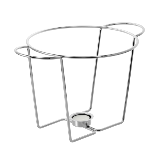 Food warmer ARDESTO Black Mars 3800ml, glass, stainless steel, round, transparent