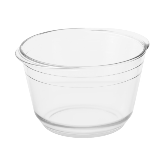 Food warmer ARDESTO Black Mars 3800ml, glass, stainless steel, round, transparent