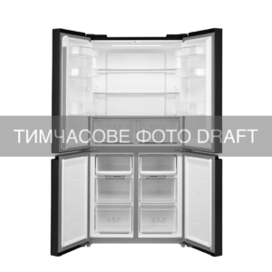 Холодильник ARDESTO багатодверний, 184×83.3х65.3, 4дв., А++, NF, зона нульова, чорний (скло)