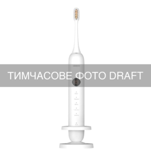 Щетка зубная электр. Ardesto ETB-B300W, 40т. колеб/мин, насадок-2, футляр, IPX7, белая