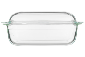 Baking pan with lid ARDESTO Black Mars 33x19x13cm, borosilicate glass, rectangular, transparent
