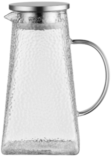 Pitcher with lid ARDESTO 1500ml, borosilicate glass, stainless steel, transparent