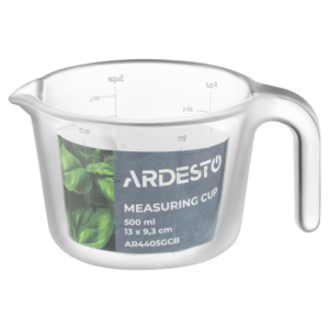 Measuring cup ARDESTO 0.5l, borosilicate glass, transparent