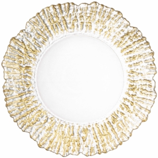 Тарелка ARDESTO Salvia 21см, стекло, прозрачный