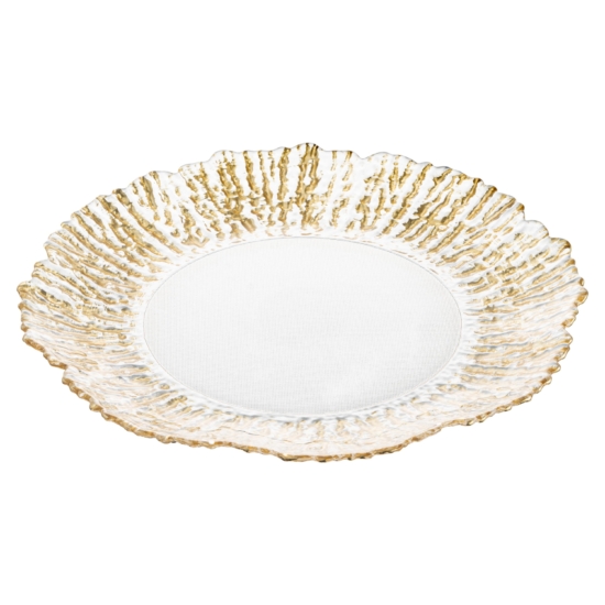 Plate ARDESTO Salvia 27cm, glass, transparent