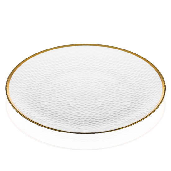 Тарілка ARDESTO Dew 21см, скло, прозорий