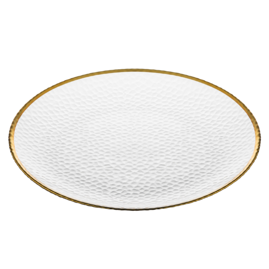 Тарілка ARDESTO Dew 21см, скло, прозорий