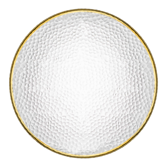 Тарілка ARDESTO Dew 21см, скло, прозорий