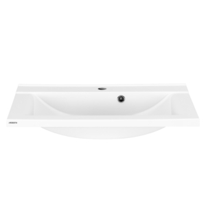 Раковина, умывальник ARDESTO Emma, ??искусственный камень, прямоугольный, с отверстием для смесителя, с отверстием для перелива, 700х447х140мм, накладной, белый