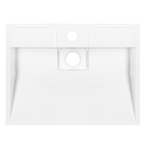 Раковина, умывальник ARDESTO Anna, искусственный камень, прямоугольный, с отверстием для смесителя, без перелива, 500х380х110мм, накладной, белый