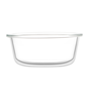 Контейнер для зберігання харчових продуктів ARDESTO Gemini 0.4л, боросилікатне скло, пластик, круглий, прозорий