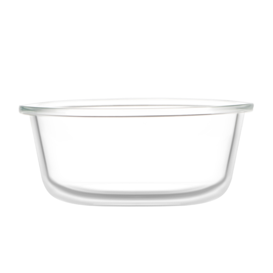 Контейнер для зберігання харчових продуктів ARDESTO Gemini 0.4л, боросилікатне скло, пластик, круглий, прозорий
