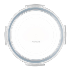 Контейнер для хранения пищевых продуктов ARDESTO Gemini 0.95л, боросиликатное стекло, пластик, круглый, прозрачный