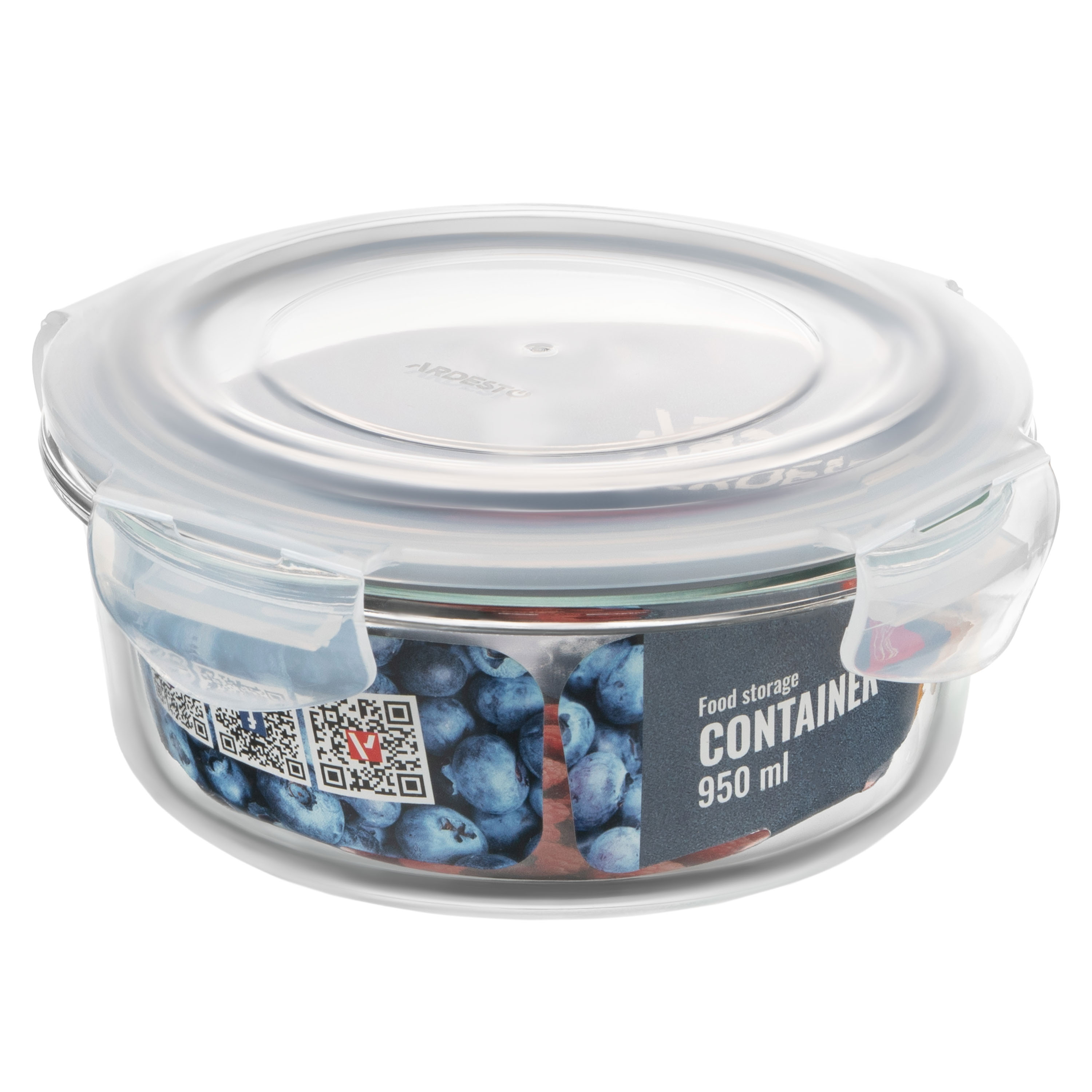 Food storage container ARDESTO Gemini 0.95l, borosilicate glass ...