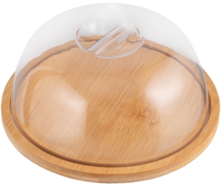 Plate with lid ARDESTO Midori, 18.5x1x7.8cm, bamboo, plastic