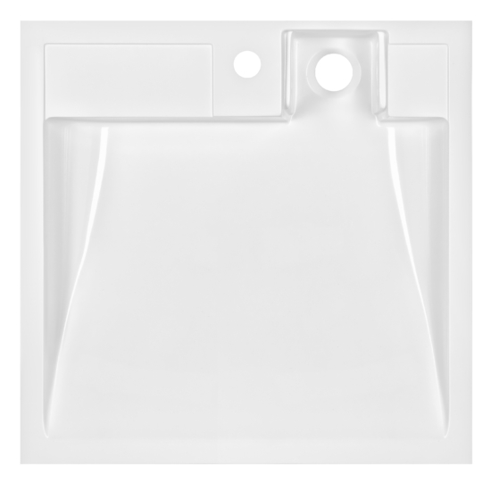 Раковина, умивальник ARDESTO Charlie, штучний камінь, прямокут., з отвором для змішувача, без переливу, 595х595х115мм, накладний, білий