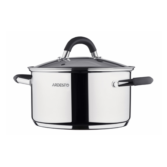 Cookware set ARDESTO Gemini Gemini Salerno, 6 pcs, stainless steel, silicone