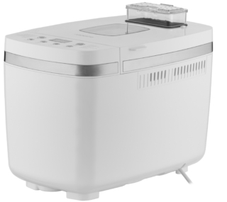 Bread maker ARDESTO 850W, programs-13, max weight -1.3kg, form-rectangle, plastic, white