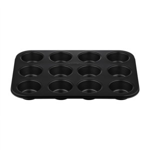 Muffin pan ARDESTO Gemini, 35×26.5x3cm, 12pcs, carbon steel, grey