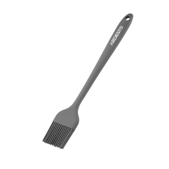 Набор: кисточка и лопатка Ardesto Gemini, 2шт, 21см, 22см, силикон, черный