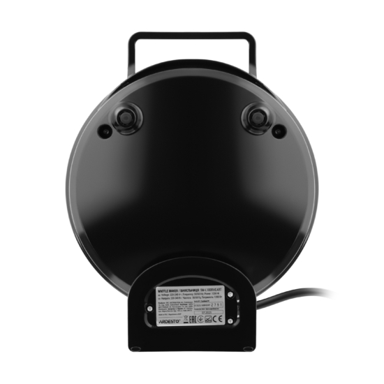 Waffle iron ARDESTO 1200W, device body-plastic, black