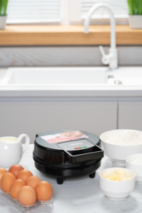 Waffle iron ARDESTO 1200W, device body-plastic, black