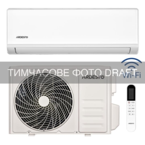 Air Conditioner ARDESTO CoolAir 55m2 on/off 18000BTU 5.0kW A/A -7°С Wi-Fi R32 white