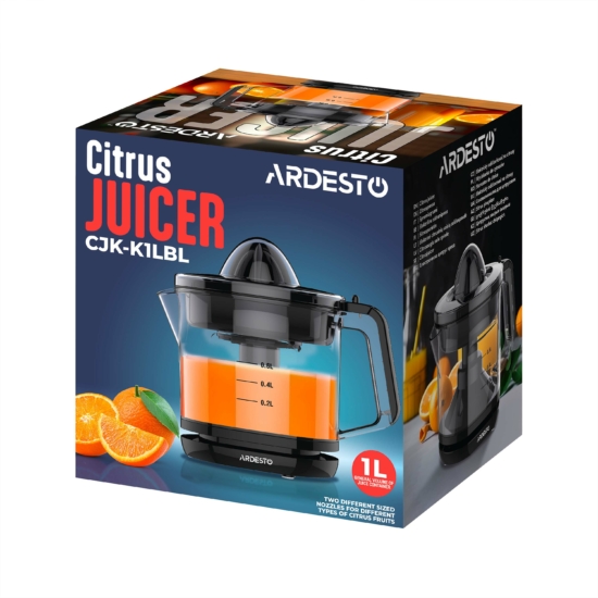 Juicer citrus-press ARDESTO, 40W, bowl-1L, plastic, black