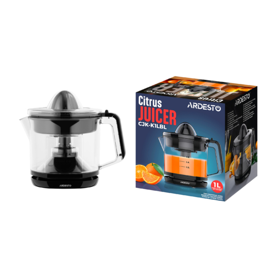Juicer citrus-press ARDESTO, 40W, bowl-1L, plastic, black