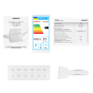Chest freezer ARDESTO, 99L, A+, ST, ref mode, white