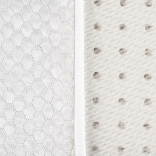 Подушка ортопедическая ARDESTO Sleepwell Warm&Cold 60х40х12см, прямоугольная, пена мемори, белый