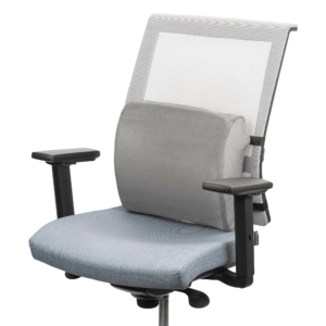 Подушка ортопедическая ARDESTO Sleepwell Back 34х32х12см, для спины, пена мемори, серый