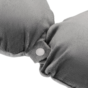 Orthopedic pillow ARDESTO Sleepwell Travel 31x28x10cm, for neck, memory foam, grey