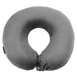 Orthopedic pillow ARDESTO Sleepwell Travel 31x28x10cm, for neck, memory foam, grey