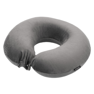 Orthopedic pillow ARDESTO Sleepwell Travel 31x28x10cm, for neck, memory foam, grey