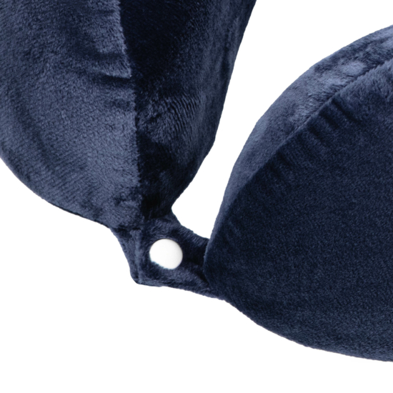 Orthopedic pillow ARDESTO Sleepwell Travel 27х24х14cm, for neck, memory foam, blue