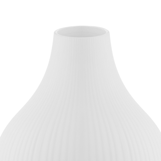 Vase ARDESTO Lucca 16.5х19.5cm, porcelain, white